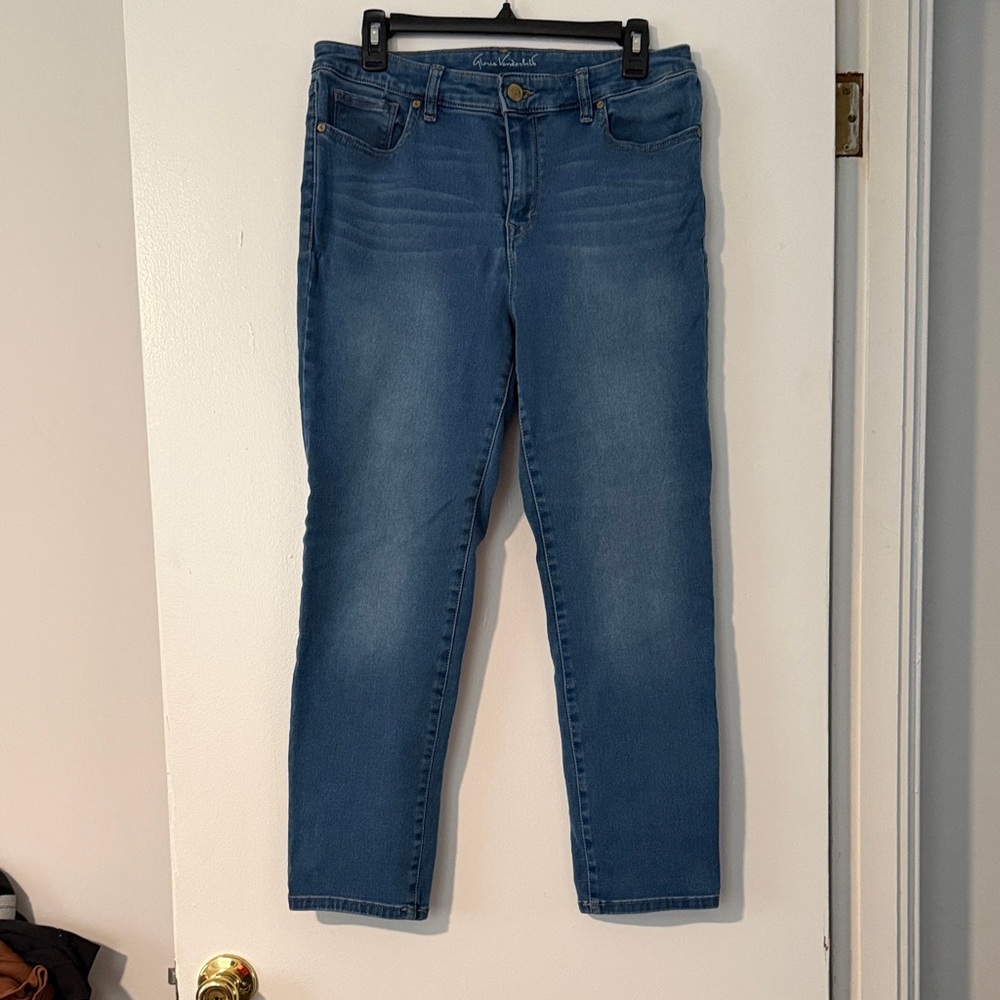 Gloria Vanderbilt Bridget Women's Blue Straight Leg Ankle Jeans